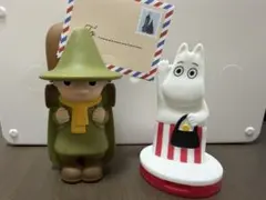 ムーミン スナフキン フィギュア メモスタンド 2個セットのサムネイル