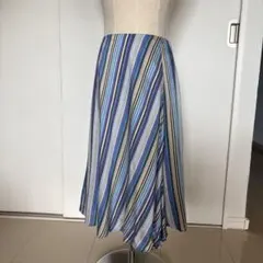 BALLSEY ストライプ セミロングスカート