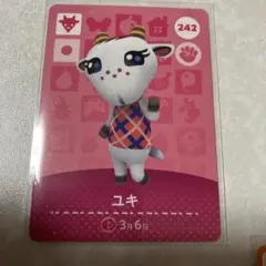 どうぶつの森　amiiboカード　ユキ