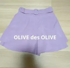 OLIVE des OLIVE ミニスカート スカート型パンツ キュロット