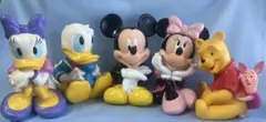 5点　ディズニー 貯金箱　ミッキー　ミニー　ドナルド　デイジー　プーさん　非売品