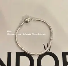Pandora 17cmMoments Heart & Snake Chainのサムネイル