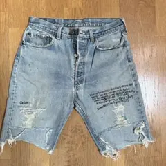 90’sUS製リーバイス501 カットパンツ　トップボタン522 エルパソ工場