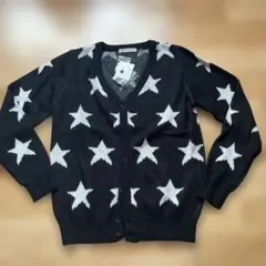 ★Rodeo Crowns新品未使用★星柄ニットカーディガン