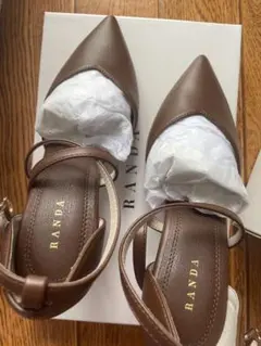 RANDA ハイヒールパンプス ブラウンS