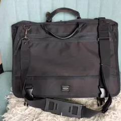 【極美品】PORTER ポーター クランカーズ 2WAY ビジネスバッグ 黒
