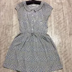 【お値下げ】ドゥファミリー  小花柄 半袖ワンピース