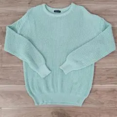 希少 American Apparel ミントグリーン ニット XLのサムネイル