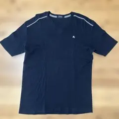 Burberry Black Label ネイビー Vネック半袖Tシャツサイズ3
