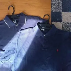 ポロラルフネイビー ポロシャツ Mサイズ 2枚セット