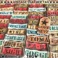 ★1.5×5㎝　タグ★　革タグ　デニムリメイク　デニムチャーム　レザータグ★