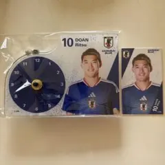 サッカー日本代表 堂安律 アクリル時計 ステッカーセットのサムネイル