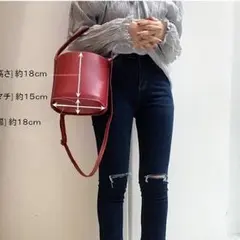 今季大注目 ☆ばけつ型 バッグ ☆ ブラック トレンドアイテム