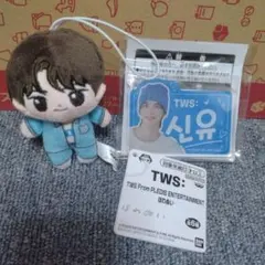 TWS ほわぬい　ハングルネームアクリルプレートキーホルダー　シニュ　2点