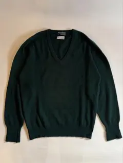 JIL SANDER カーキ Vネックセーター - メルカリ