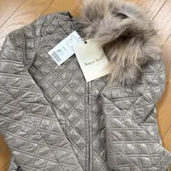 Magyar Alom ファー付きダウンジャケット S ベージュ