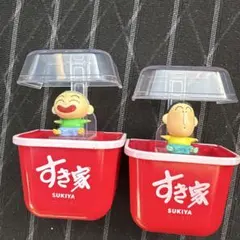 クレヨンしんちゃん すき家 フィギュア付き容器 2個セット磁石