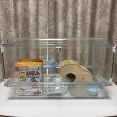 【メルカリ市限定出品】 グラスハーモニー600 小動物用ケージ 飼育セット メルカリ市限定出品】 グラスハーモニー600 小動物用ケージ 飼育セット