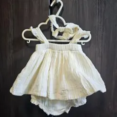 値下げ　baby gap ベビーギャップキャミブルマセット80cm