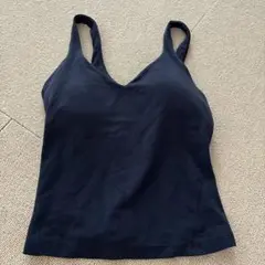 Lululemon ネイビー Vネック タンクトップ　アライン