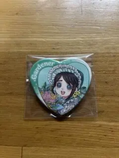 第五人格 庭師 エマ スイパラ ハート缶バッジ バレンタイン