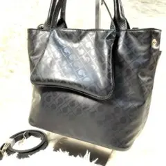 【ミーコ様】GHERARDINI ソフティ2way トート×ミニバッグ ブラック