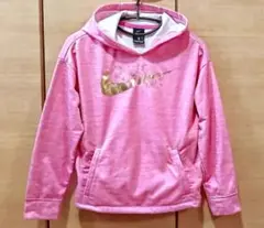 【美品】 ナイキ Nike Dri-FIT ピンク パーカー Mサイズ
