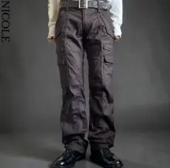 00s NICOLE CLUB FOR MEN ギミック カーゴパンツのサムネイル