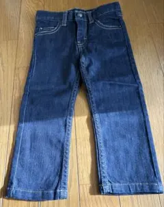 ZADIG&VOLTAIRE kidsダークブルーデニムパンツ スカル装飾付き