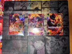 ワンピースカード 3rd Anniversary set ルフィ、エース、サボ