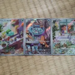 本日発送 151 御三家 AR 進化ライン ゼニガメ フシギダネ リザード無