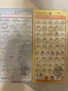 サンリオ　ボンボンドロップシールミニ　ポムポムプリン　ボンボンドロップシール