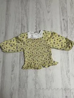 petit main 花柄シャツ 90サイズ