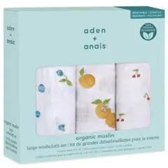 aden+anais/オーガニックモスリン ウォッシュクロス3枚組