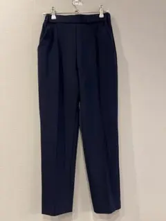 yori ピンタックストレッチパンツ＋　ネイビー36