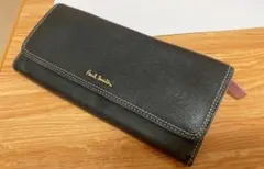 ポールスミス ブラック ピンク 長財布