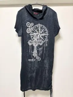 deorart むら染めフーディーロングtシャツのサムネイル