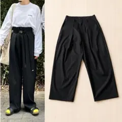 ジャーナルスタンダードラックス SUNDAY ハンサムパンツ ブラック 黒 