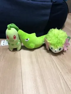 ポケモン カラーセレクションぬいぐるみ チコリータ トランセル シェイミのサムネイル