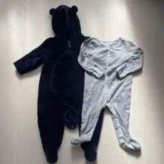 babyGap フード付きロンパースセット