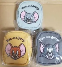 トムとジェリー サガラミニポーチ トム　ジェリー　タフィー ３点セット