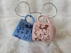 ミッキーマウスデザイン マグカップ 2個セット