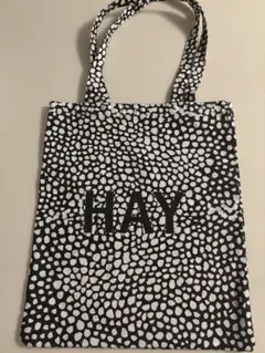 HAY ドット柄 トートバッグ　バッグ