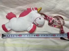 USJユニコーンぬいぐるみパスケース、リード付き