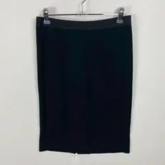 美品 UNIQLO ユニクロ ポンチペンシルスカート ひざ丈 タイト ストレッチ