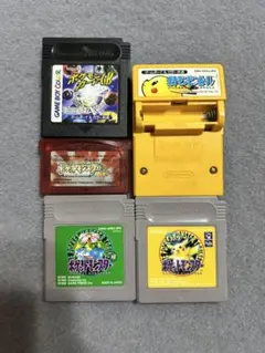 ポケモン ゲームボーイソフト5本セット 00A 00D まとめ売り