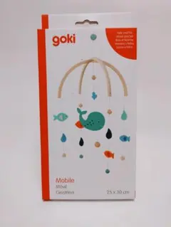 新品 goki ゴキ社 モビール 青いくじら 木製 北欧 ベビーメリー ドイツのサムネイル