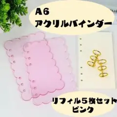 アクリルバインダー　セービング 韓国 もこもこ A6 推し活 貯金 家計管理