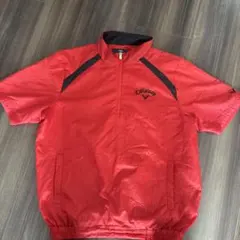 Callaway レッド 半袖 ゴルフウェア LL