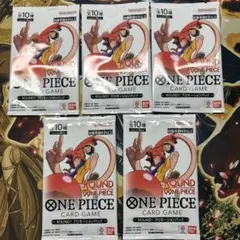 ワンピースカード ROUND1 未開封パック5パック - メルカリ